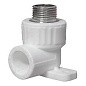 Угольник установочный ПП 20-1/2'' PN 25 с наружной резьбой белый VALFEX  купить в Саратове | "Проконсим"