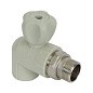 Кран шаровой для радиатора угловой VALFEX 25 PN 25 G-1/2'' серый купить в Саратове | "Проконсим"