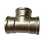 Тройники латунные никелированные DN 15-50 PN 40 муфта-муфта-муфта купить в Саратове | "Проконсим"