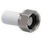 Штуцер для водосчетчика ПП 20-3/4'' PN 25 с накидной гайкой белый РТП 10852 купить в Саратове | "Проконсим"