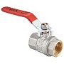 Кран латунный шаровой MVI BV.511 DN 15 PN 40 никелированный полнопроходной муфта-муфта рычаг купить в Саратове | "Проконсим"