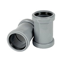 Муфта двухраструбная VALFEX DN -50 для внутренней канализации соединительная с перегородкой купить в Саратове | "Проконсим"