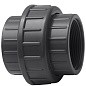 Муфта разборная НПВХ DN 40-1 1/4" PN 16 клеевая с внутренней резьбой черная Aquaviva BOG40140 купить в Саратове | "Проконсим"