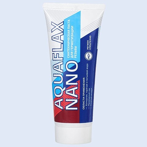 Уплотнительная резьбовая паста для пропитки льна тюбик 270гр AQUAFLAX NANO купить в Саратове | "Проконсим"