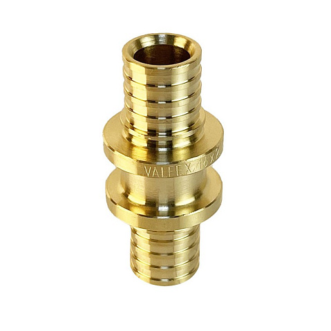 Муфты латунные для PEX труб DN 16-20 PN 16 под надвижную гильзу Valfex VF.403.AF купить в Саратове | "Проконсим"