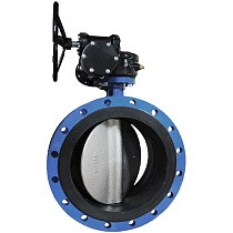 Затворы чугунные дисковые DN 250-1000 PN 10(16) фланцевые с чугунным диском с редуктором СибЗТА купить в Саратове | "Проконсим"
