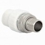Муфта для радиатора ПП 20-1/2'' PN 25 с американкой белая РТП 14630 купить в Саратове | "Проконсим"