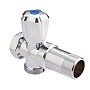 Вентиль латунный проходной MVI BV.460 DN 15 +отверстие 20 PN 10 удлиненный хромированный муфта-штуцер маховик купить в Саратове | "Проконсим"