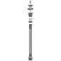 Сифон гофрированный Unicorn D240Р, 40х50 гибкий отвод, 1 1/2'' х40 пластиковая чашка, 1500мм купить в Саратове | "Проконсим"