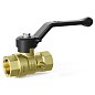 Кран латунный шаровой DN 15 PN 16 под манометр G1/2''хG1/2'' муфта-муфта рычаг LD Pride 44.341.15 купить в Саратове | "Проконсим"