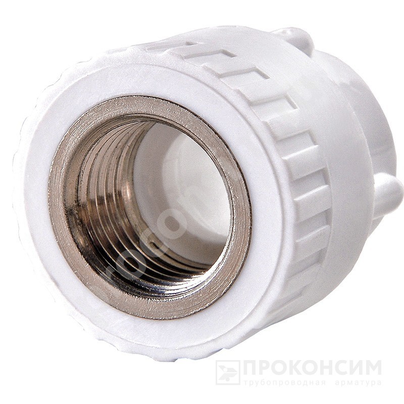 Цена по запросу.  . Муфта ПП 16-1/2'' PN 25 белая РВК 20415 (930659069) со склада Проконсим в Саратове