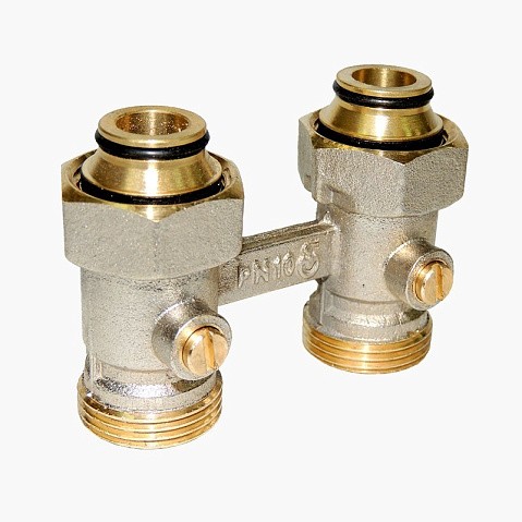 Узел нижнего подключения Vekotrim DN 15 PN 10 прямой двухтрубный 20-3/4'' под евроконус, муфта купить в Саратове | "Проконсим"
