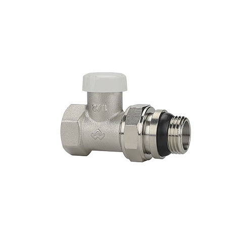 Клапан радиаторный VARMEGA VM10311 DN15 PN10 прямой настроечный G-1/2'' с уплотнением муфта-штуцер купить в Саратове | "Проконсим"