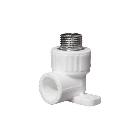 Угольник установочный ПП 20-1/2'' PN 25 белый VALFEX Pro купить в Саратове | "Проконсим"