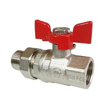 Краны латунные шаровые усиленные 11Б27фт1М DN 15-25 PN 40-63 бабочка американка Valfex Premium.227.NB1 купить в Саратове | "Проконсим"