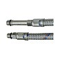 Гибкая подводка для смесителя с оплеткой из нержавеющей стали М10х1-G1/2 50см (2шт.) купить в Саратове | "Проконсим"