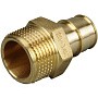 Муфты латунные для PEX труб DN 16-50 PN 10 под надвижную гильзу OP с наружной резьбой ONE PLUS купить в Саратове | "Проконсим"