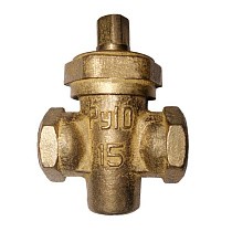 Краны латунные 11Б6бк DN 15-50 PN 10 пробко-сальниковые муфта-муфта купить в Саратове | "Проконсим"
