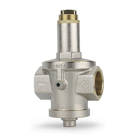 Регулятор давления VARMEGA VM128 DN 40 PN25 мембранный под манометр 13,1kv G-1 1/2'' никелированный купить в Саратове | "Проконсим"