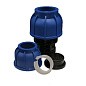 Муфта компрессионная переходная ПНД DN 50-40 PN 16 обжимной для ПЭ труб 20-40гр. Кудиновский трубный завод купить в Саратове | "Проконсим"