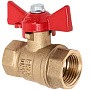 Краны латунные шаровые 11Б27фт1М DN 15-32 PN 40 бабочка муфта-муфта Valfex.217 DeltaPro купить в Саратове | "Проконсим"