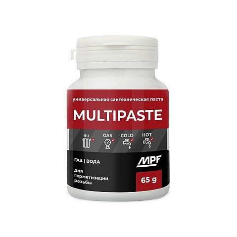 Паста уплотнительная универсальная флакон 65гр Multipaste купить в Саратове | "Проконсим"