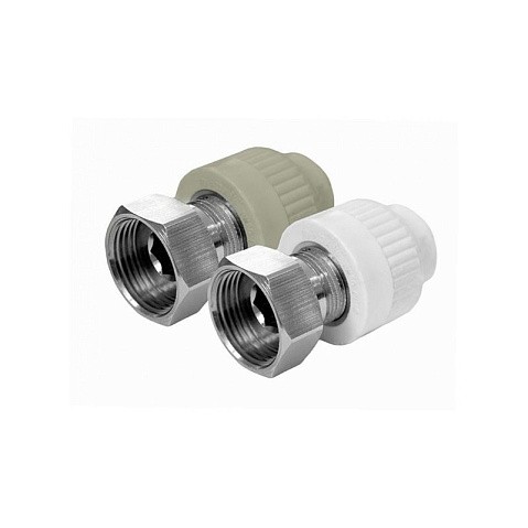 Муфта комбинированная с накидной гайкой VALFEX 25 PN 25 G-1'' серая купить в Саратове | "Проконсим"