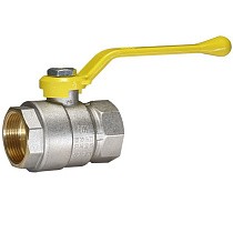 Краны латунные шаровые газовые DN 15-50 PN 25-40 никелированные рычаг муфта-муфта Temper серия 83 ГОСТ Р 59553 купить в Саратове | "Проконсим"