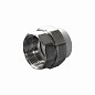 Муфтаразъемная ПП 25-1/2''  с внутренней резьбой белая Политэк купить в Саратове | "Проконсим"