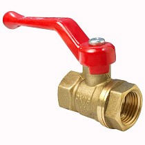 Краны латунные шаровые 11Б27фт1М DN 15-50 PN 40 рычаг муфта-муфта Valfex.214 купить в Саратове | "Проконсим"