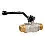Краны латунные шаровые DN 15-25 PN 40 никелированные рычаг штуцер-штуцер LD Pride 47.305 купить в Саратове | "Проконсим"