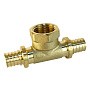Тройник латунный для PEX труб 16-1/2''-16 PN 16 S-2,2мм под надвижную гильзу Valfex VF.432.AF купить в Саратове | "Проконсим"