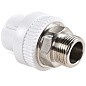 Муфта ПП под ключ 50-1 1/2'' PN 25 белая РВК купить в Саратове | "Проконсим"