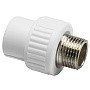 Муфта комбинированная ПП 20-3/4'' PN 25 с наружной резьбой белая VALFEX  купить в Саратове | "Проконсим"