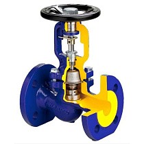 Клапаны сильфонные DN 15-250 PN 16 чугунные до 300гр. фланцевые Zetkama zBEL.234A купить в Саратове | "Проконсим"