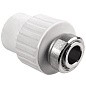 Муфта комбинированная ПП 20-1/2'' PN 25 с накидной гайкой белая РТП 10696 купить в Саратове | "Проконсим"