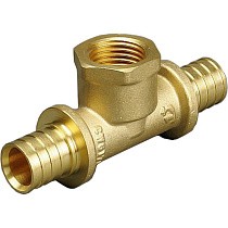 Тройники латунные для PEX труб DN 16-25 PN 10 под надвижную гильзу с внутренней резьбой ONE PLUS купить в Саратове | "Проконсим"