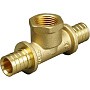 Тройники латунные для PEX труб DN 16-25 PN 10 под надвижную гильзу с внутренней резьбой ONE PLUS купить в Саратове | "Проконсим"