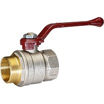 Краны латунные шаровые DN 15-50 PN 25-40 никелированные рычаг муфта-штуцер Temper 88 ГОСТ Р 59553 купить в Саратове | "Проконсим"