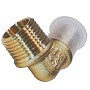 Угольники латунные под надвижную гильзу PEX DN 16-32 с наружной резьбой Hipex купить в Саратове | "Проконсим"
