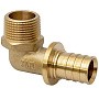 Угольник латунный для PEX труб 16-1/2'' под надвижную гильзу с наружной резьбой MVI SF.632.0404 купить в Саратове | "Проконсим"