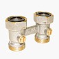 Узел нижнего подключения Vekotrim DN 15 PN 10 прямой двухтрубный 20-3/4'' c накидной гайкой, муфта купить в Саратове | "Проконсим"