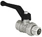 Кран латунный шаровой 11Б27фт1М DN 15 PN 40 никелированный рычаг-американка Valfex.223 DeltaPro купить в Саратове | "Проконсим"
