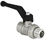 Кран латунный шаровой 11Б27фт1М DN 15 PN 40 никелированный рычаг-американка Valfex.223 DeltaPro купить в Саратове | "Проконсим"