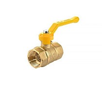 Краны латунные шаровые Галлоп газовые DN 40 PN 16 муфта-муфта рычаг купить в Саратове | "Проконсим"