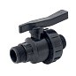 Кран шаровый ПЭ резьбовой НР-НР DN 1 1/2'' PN 10 купить в Саратове | "Проконсим"