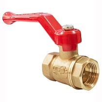 Краны латунные шаровые 11Б27фт1М DN 15-50 PN 40 рычаг муфта-муфта Valfex.214 Optima купить в Саратове | "Проконсим"