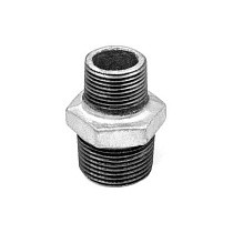 Ниппель чугунный DN 20-50 PN 16 переходный оцинкованный штуцер-штуцер Fittex Plus купить в Саратове | "Проконсим"