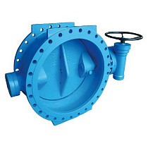 Затворы поворотные дисковые DN 100-600 PN 16 фланцевые с чугунным диском с редуктором FAF 3800 купить в Саратове | "Проконсим"