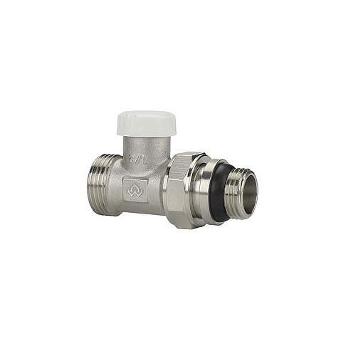 Клапан радиаторный VARMEGA VM10312 DN15x20 PN10 прямой настроечный G-1/2''х3/4'' еврокомус, с уплотнением штуцер купить в Саратове | "Проконсим"